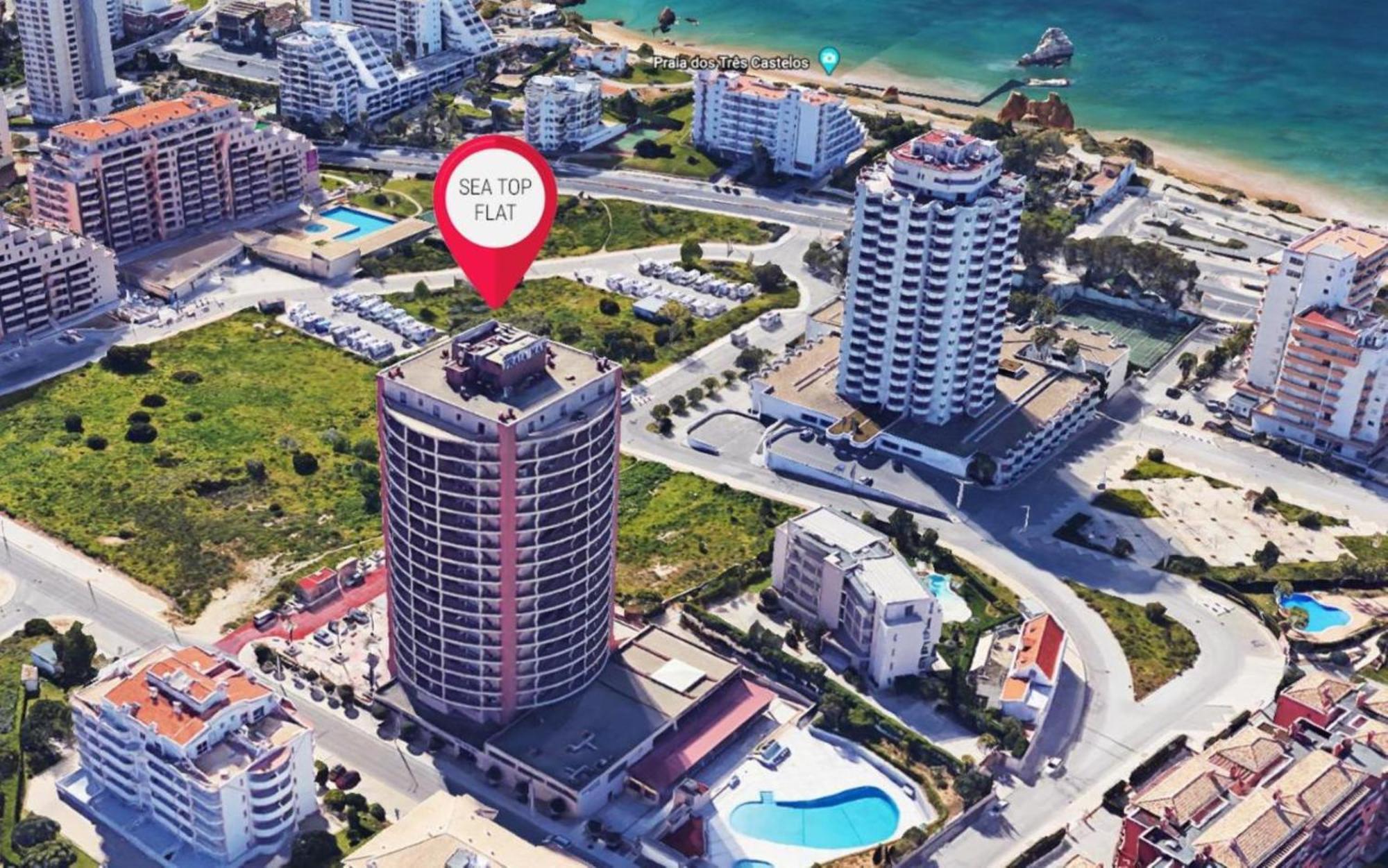 Amazing Green Tower 3 Castle Flat With Balcony Portimao Bagian luar foto